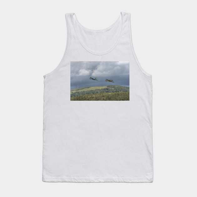 Hurricane and Spitfire Flypast Tank Top by Nigdaw